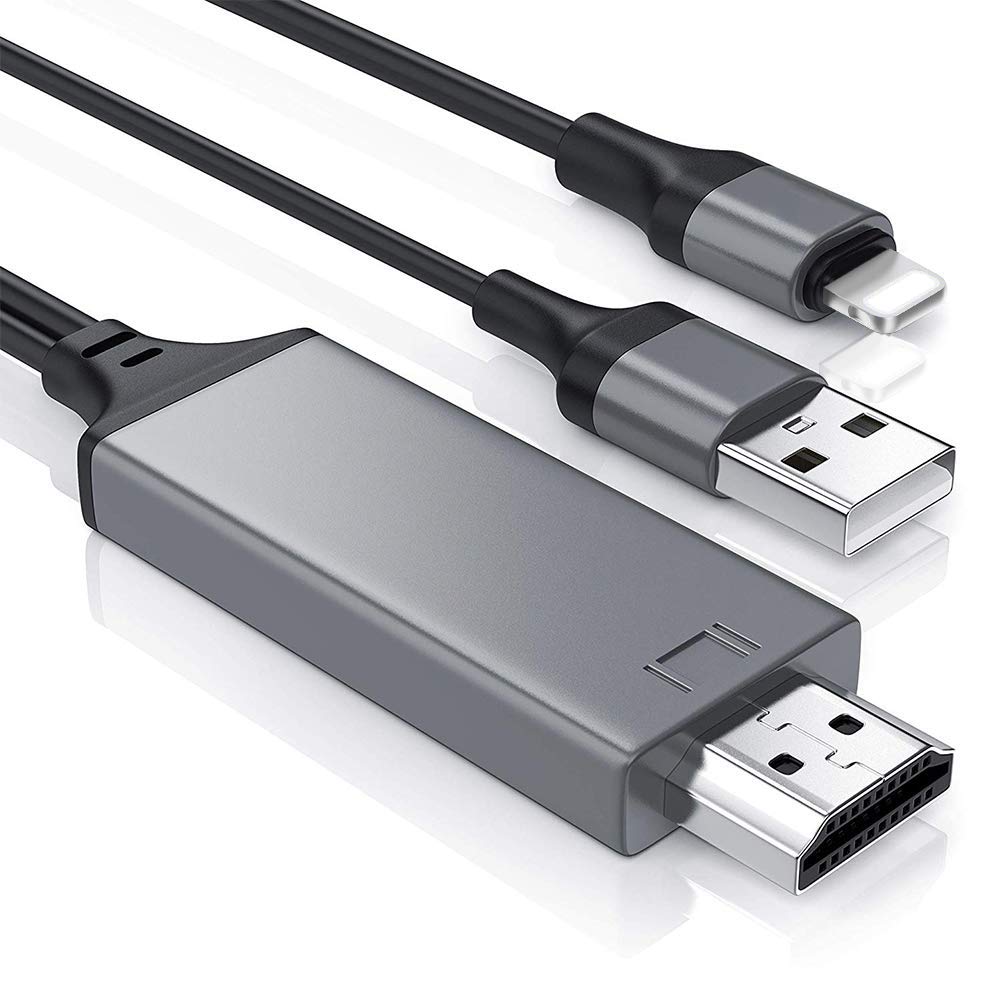 Phone to HDMI Cable 6.6ft Plug and Play - NEW