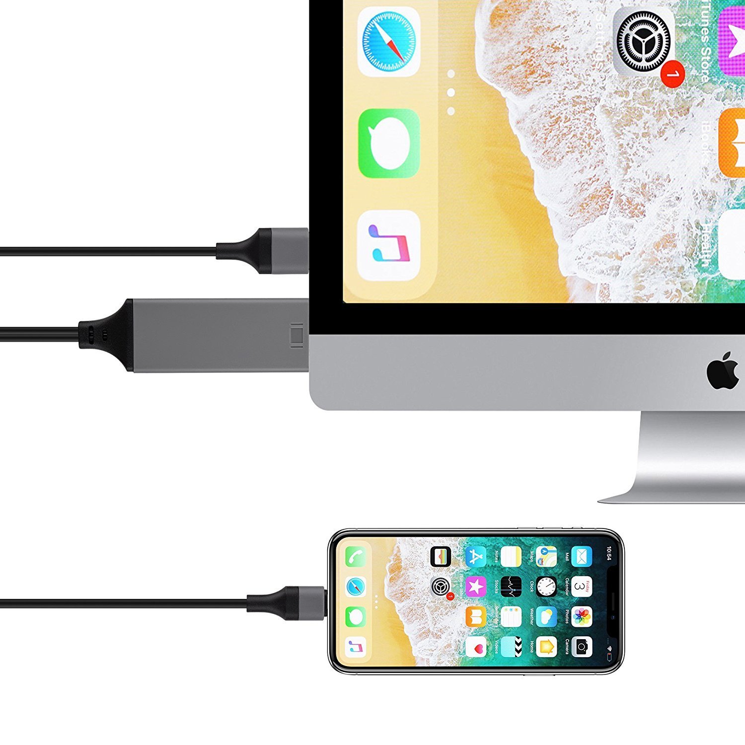 Phone to HDMI Cable 6.6ft Plug and Play - NEW - Image 6