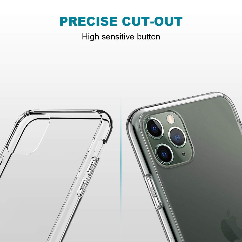 iPhone 11 Pro Case with 2 Pack Tempered Glass Screen Protector - NEW - Image 2